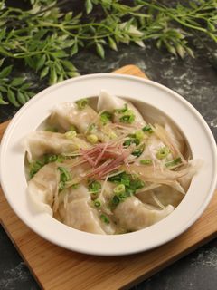 レンジで簡単!餃子のみょうが蒸し-レシピのメイン写真