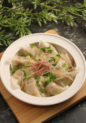 レンジで簡単！餃子のみょうが蒸し-レシピのメイン写真