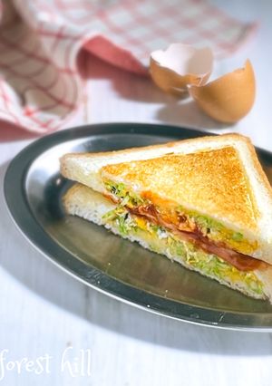 食パン1枚＋ワンパン de 韓国トースト-レシピのメイン写真