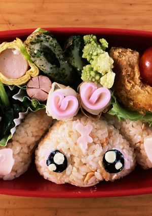 2人はプリキュア　ミップル♡キャラ弁-レシピのメイン写真