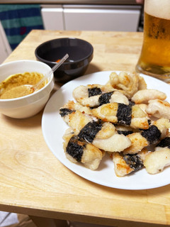 おつまみ☆激旨海苔マヨで鶏胸肉の磯部焼き-レシピのメイン写真