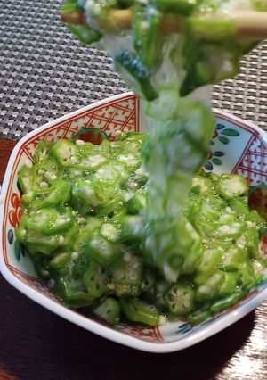 オクラねばねば栄養まるごと頂きます♪-レシピのメイン写真