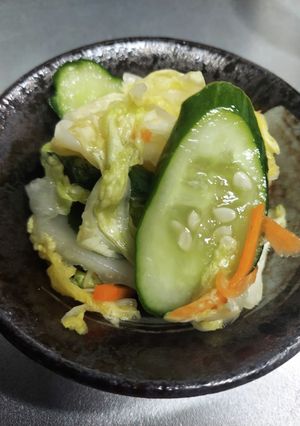 簡単♪白菜とキュウリの浅漬け-レシピのメイン写真