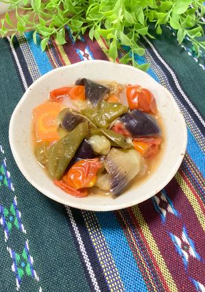 炊飯器で！夏野菜の重ね煮-レシピのメイン写真