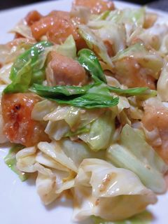 鶏むね肉とキャベツのマヨポン炒め-レシピのメイン写真