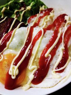 マルシンハンバーグでロコモコ-レシピのメイン写真