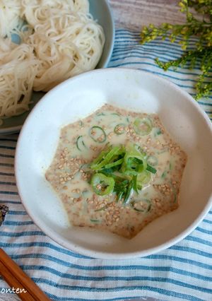 豆乳ごま味噌つけ麺だれ-レシピのメイン写真