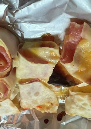 餃子の皮でハムチーズ-レシピのメイン写真