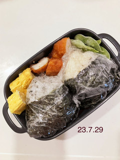 男子中学生のお弁当 196 試合応援-レシピのメイン写真