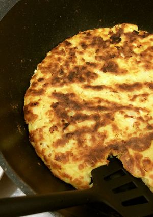 カリっとだし風味 豆腐ネギのフワフワ焼き-レシピのメイン写真