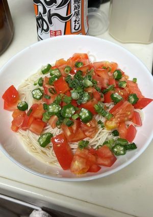 15分シリーズ★トマトそうめん-レシピのメイン写真