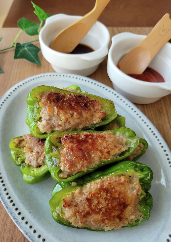 種ごと！ピーマン肉詰め-レシピのメイン写真