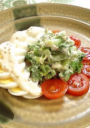 旨すぎる！菜の花の白和え-レシピのメイン写真