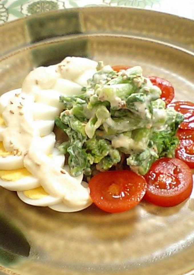 旨すぎる！菜の花の白和え-レシピのメイン写真