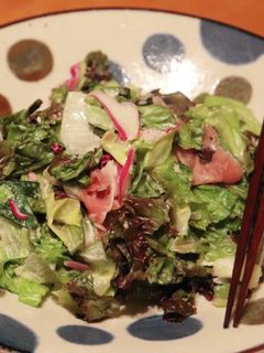 レタスと生ハムのマリネ-レシピのメイン写真