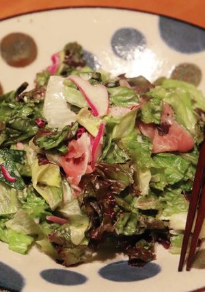 レタスと生ハムのマリネ-レシピのメイン写真