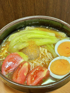 茄子で冷やしサッポロ一番味噌ラーメン-レシピのメイン写真