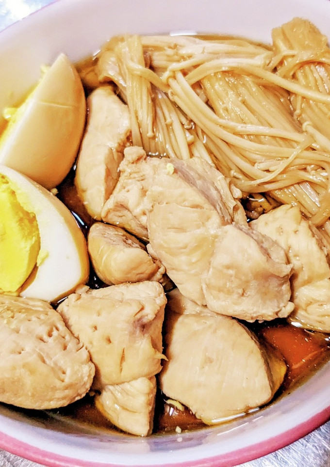 ささみとえのきの煮物-レシピのメイン写真