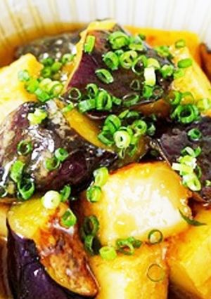厚揚げとナスの甘辛煮-レシピのメイン写真