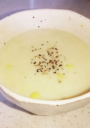 とうもろこしとじゃがいもの豆乳スープ-レシピのメイン写真