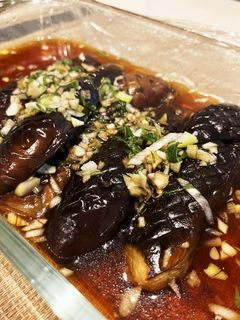 夏バテ防止に*ナスのスタミナ焼き浸し-レシピのメイン写真