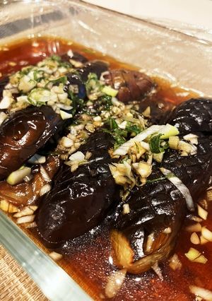 夏バテ防止に＊ナスのスタミナ焼き浸し-レシピのメイン写真