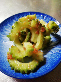 ゴーヤとかつお節とラー油-レシピのメイン写真