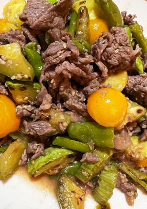 プルコギビーフの夏野菜炒め-レシピのメイン写真