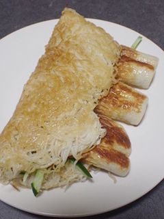 そうめんリメイク蒲焼ちくわサンド-レシピのメイン写真