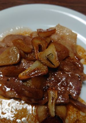 熱さに負けるな! 豚のニンニクステーキ-レシピのメイン写真