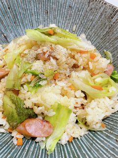 ウインナーレタスチャーハン-レシピのメイン写真