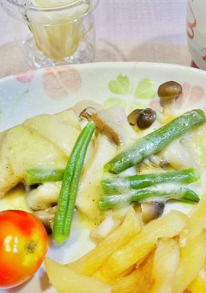 レンジで簡単一品♪冷凍キノコのチーズ蒸し-レシピのメイン写真