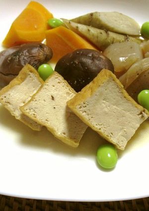 夏は時短で、厚揚げ入りやわらか煮物-レシピのメイン写真