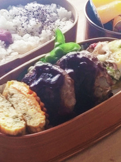 ネバネバおくらとミョウガの卵焼き★お弁当-レシピのメイン写真