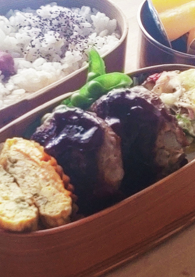ネバネバおくらとミョウガの卵焼き★お弁当-レシピのメイン写真