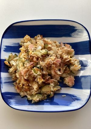 ズッキーニ焼き飯-レシピのメイン写真