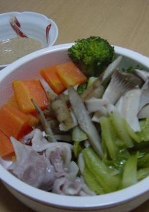 ニンニクソースで★野菜蒸し-レシピのメイン写真