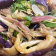 レンジで茄子の薬味煮浸し