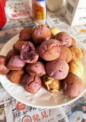たこ焼き器でサーターアンダギー-レシピのメイン写真