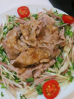 簡単!めちゃうま♪牛肉のわさぽん冷しゃぶ-レシピのメイン写真