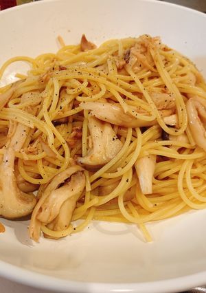 エリンギと塩辛のパスタ-レシピのメイン写真