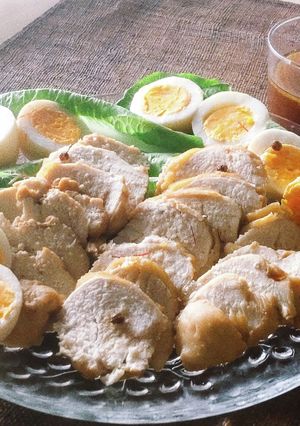 レンジ6分★鶏胸肉☆鶏ハム★ダイエット-レシピのメイン写真
