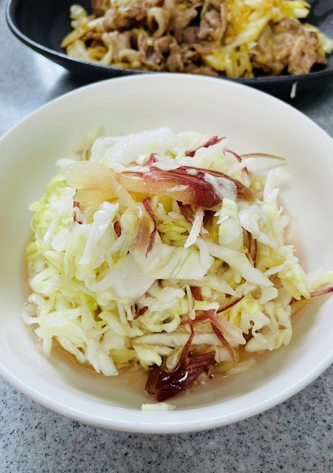 キャベツとみょうがの浅漬け-レシピのメイン写真