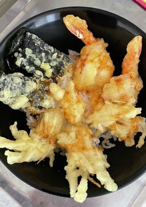 余った天ぷらで☆海老と新生姜と海苔の天茶-レシピのメイン写真