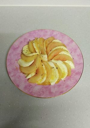 桃のカプレーゼ☆生白桃Ver-レシピのメイン写真