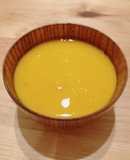 冷たくて甘いかぼちゃスープ　スイーツぽい