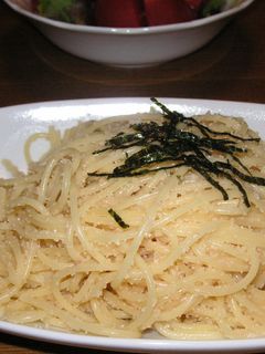 梅こんぶ茶DE☆たらこスパゲティ☆-レシピのメイン写真