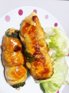 鶏ささみのシソチーズ巻き-レシピのメイン写真