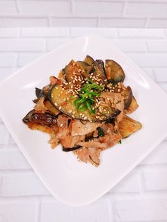 ナスと豚バラのさっぱり炒め-レシピのメイン写真