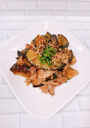 ナスと豚バラのさっぱり炒め-レシピのメイン写真